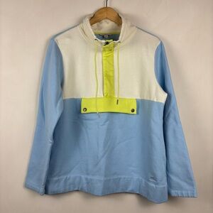 LL Bean Signature Women’s Anorak Colorblock Sweatshirt Large Gorpcore Strewtwear